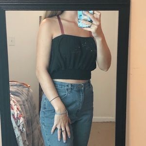 Black tube top